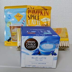 ネスカフェドルチェグスト ブルーラテ1箱//プラス カルディ商品3点