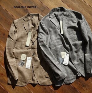 MN-0400-012 new goods domestic regular goods BOGLIOLI BOGLIOLI flax linen& wool DOVER tailored jacket 46do-va-do- bar BR