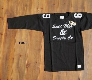 MN-0436-013 新品 ファクト FUCT フットボールTシャツ カットソー ロンT SSDD