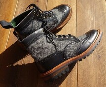 MN-0579-009 新品に近い状態 トリッカーズ TRICKER’S 別注 GRIFFIN HARTLAND ブーツ グリフィンハートランド レザーシューズ_画像2