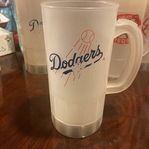 USA ビンテージ 90's super mag 22oz ロサンゼルス ドジャース MLB プラスチック マグ ビアマグ スーパーマグ 旧ロゴ