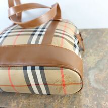 BURBERRYS CHECK PATTERNED TOTE BAG/バーバリーズチェック柄トートバッグ_画像6