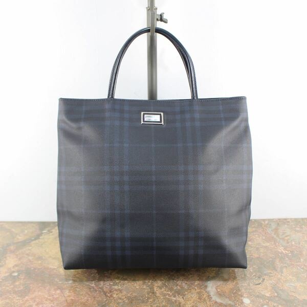 BURBERRY LONDON CHECK PATTERNED HAND BAG MADE IN ITALY/バーバリーロンドンチェック柄ハンドバッグ