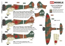 1/72 AVIモデル　三菱 九六式一号艦上戦闘機 A5M1 第13航空隊 迷彩塗装_画像3