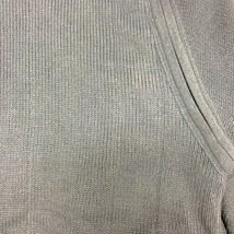 (株)ワールド - F レディース ジップアップ ニット ジャケット セーター 袖脱着可 前身頃に薄手の中綿と裏地付き 長袖 綿×アクリル グレー_画像5