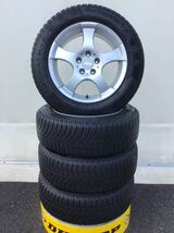 フォルクスワーゲンポロ ATS社外アルミ付スタッドレスセット 15×6.5J+38 100-5H Continental 185/65R15 92T 中古品4本_画像1