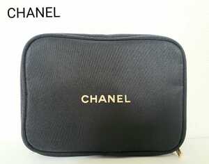 シャネル CHANEL コスメ 収納 化粧品 ポーチ バッグ 黒×ゴールド