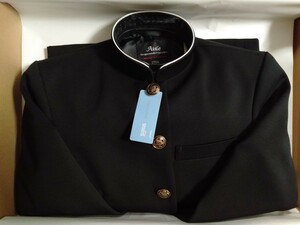 学ラン上着150Aラウンドカラー全国標準学生服日本製東レ超黒ポリエステル100%