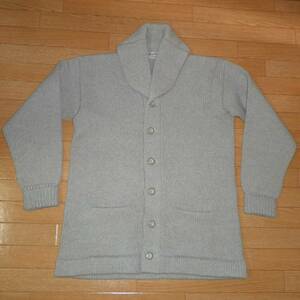 * dead 30's shawl color cardigan Vintage gray | 10s 20s 30s 40s eyelet wool Vintage vintage