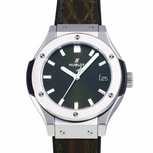 Hublot HUBLOT Classic Fusion 581.NX.8970.LR Green Dial New Watch Женские брендовые часы, линия, Hublot