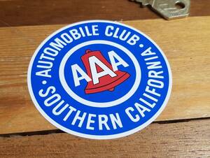 ◆送料無料◆ 海外 AAA Automobile Club Southern California 75mm ステッカー