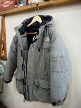 ◆THE NORTH FACE ノースフェイス マクマードパーカ グースダウンジャケット メンズM ヴィンテージ ライトグレー◆_画像2