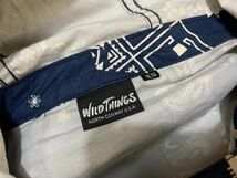 224★WILDTHINGS/ワイルドシングス BANDANNA MIG HOODY バンダナ柄 プルオーバー WT17007N-P ネイビー XSサイズ ペイズリー アウトドア★_画像5