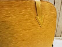 ★LOUIS VUITTON/ルイヴィトン エピ リュサック M52289 タッシリ イエロー レディーストートバッグ レザーバッグ 鍵付き 刻印確認済み ★_画像7