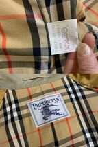 （Y3）★BURBERY PROSUM/バーバリープローサム 裏地ノバチェックトレンチコート 9AR レディース カーキ ★_画像10