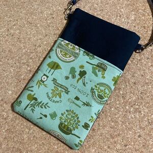 ハンドメイド スマホショルダー ポーチ