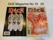 (D-1920)DicE Magazine issue19. 20. ダイスマガジン　2冊セット　希少_画像1