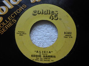 7インチ！Eddie Harris Exodus / Alicia / Goldies 45 D-2432 レコード, 7&#34;, 45 RPM, Reissue / 1973