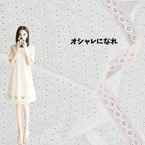 レース 生地 布 綿 刺繍 パッチワーク布 コット生地カットクロスタイプB,1M