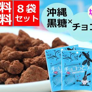 チョコ チョコっとう 塩味 8袋セット 沖縄 加工黒糖 チョコレート菓子 お土産 ポイント消化 ちょこっとう メール便 ソルト 人気沖縄土産