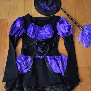 ハロウィン 魔女 コスプレ ワンピース