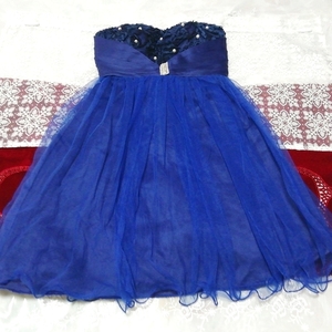 青レースチュールスカート ネグリジェ ナイトウェア ノースリーブワンピースドレス Blue lace tulle skirt negligee sleeveless dress,ファッション&レディースファッション&ナイトウエア、パジャマ