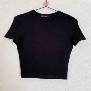 ZARA Tシャツ ショート丈トップス