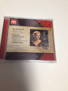 「Richard Strauss Vier letzte Lieder (Four Last Songs)　Elisabeth Schwarzkopf George Szell 50999 0 87318 2 1」 　　輸入CD