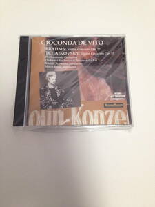 「arpcd 0249　 Brahms/Tchaikovsky: Vln Concs Brahms / De Vito 」 　　ケースヒビ有り輸入CD