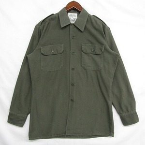 サイズ 39/40 L程度 JEANS EXPRESS ドイツ軍 91年 実物 シャツ ジャケット ミリタリー 軍物 古着 ビンテージ 1O0998