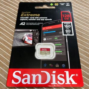 SanDisk Extreme (128GB)サンディスク エクストリーム microSDカード 新品・未開封