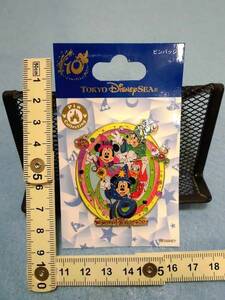 Disney Sea: 10 юбилейный значок PIN