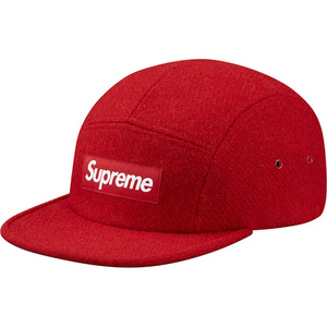 即決 supreme Featherweight Wool Camp Cap red