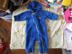  beautiful goods North Face boa snowsuit 70~80 size blue hand pair ....