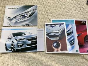 SUBARU スバル　インプレッサ・G4 カタログセット