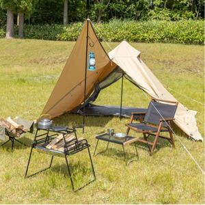 ★新品未開封★BUNDOK(バンドック) ソロ ティピー 1 TC BDK-75TC サンドベージュ ワンポール テント
