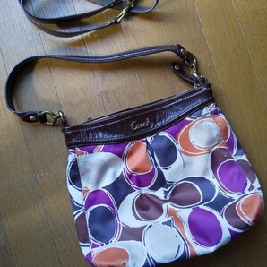 2wayCOACHカラフルシグネチャーショルダーバッグ