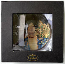 ★Goebel ゲーベル ARTIS ORBIS グスタフ・クリムト 「ユディト」 ハンドメイド ペーパーウェイト briefbeschwerer ガラス置物 af_画像1