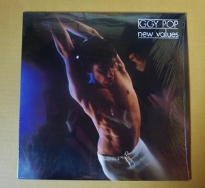 IGGY POP「NEW VALUES」米ORIG [初回ARISTA青灰] シュリンク美品