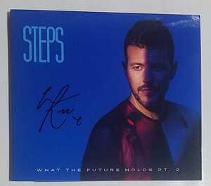 Steps Lee 直筆サイン入り What The Future Holds PT.2 CD 未再生 オフィシャルサイト限定盤 ステップス リー The Slightest Touch 即決