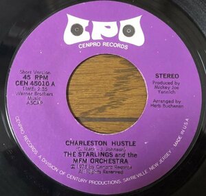 The Starlings And MFM Orchestra Charleston Hustle US盤 7インチ Grand Puba 70's Disco Funk