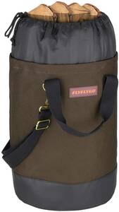 FLYFLYGO robust . firewood tote bag |rog Carry | firewood carrying for bag | color * Brown 002