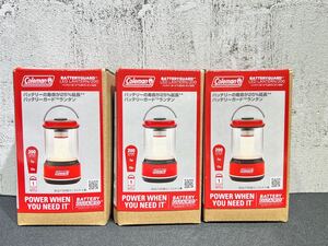 Coleman コールマン バッテリーガード LEDランタン 200ルーメン レッド 3個セット