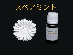 スペアミント精油10ml + アロマストーン(6種類から選択可)