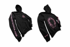 Chrome Hearts Online Exclusive Pink/Black HOODIE クロムハーツ L