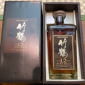 竹鶴12年 角瓶 40度 660ml (専用BOX入り)