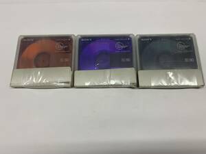 SONY　Mini disc 3枚セット。【未使用】　　　　（3）