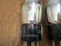 真空管　SYLVANIA　U.S.NAVY CHS-36　3本 シルバニア 米国海軍　白箱入り_画像3