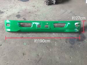  Isuzu Elf front wide bumper (. green ) N 211115 same day shipping possible Yahoo auc 196×31×25