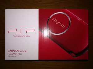 PSP-3000　本体 「プレイステーション・ポータブル」 ラディアント・レッド　新品・未使用